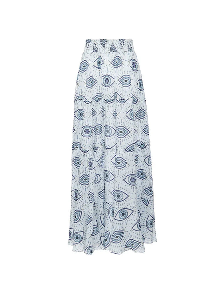 Evil Eye Print One-Piece Swimsuit