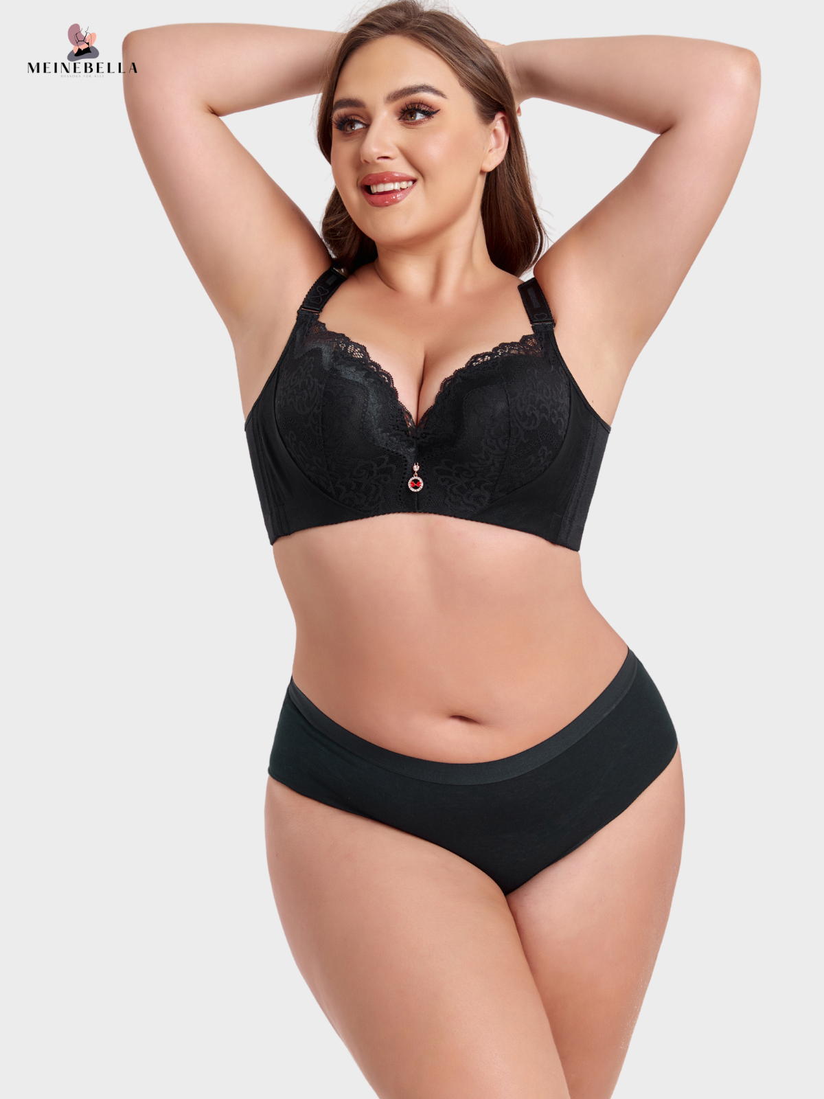 Meinebella™ Push-Up BH mit Spitze