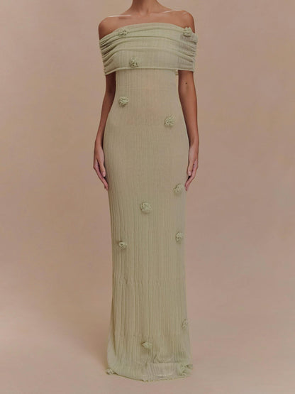 Orchid Knit Maxi Dress