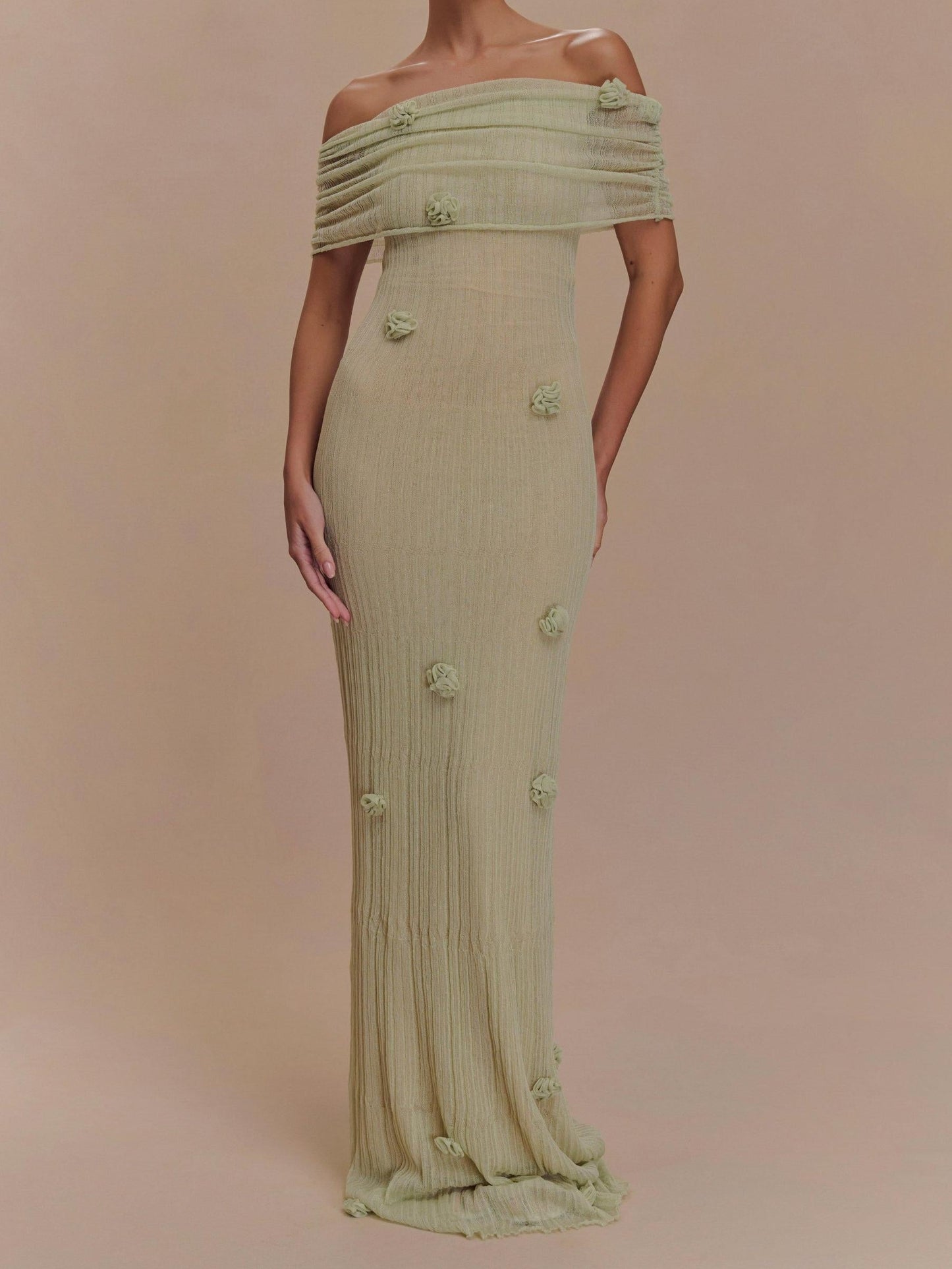 Orchid Knit Maxi Dress