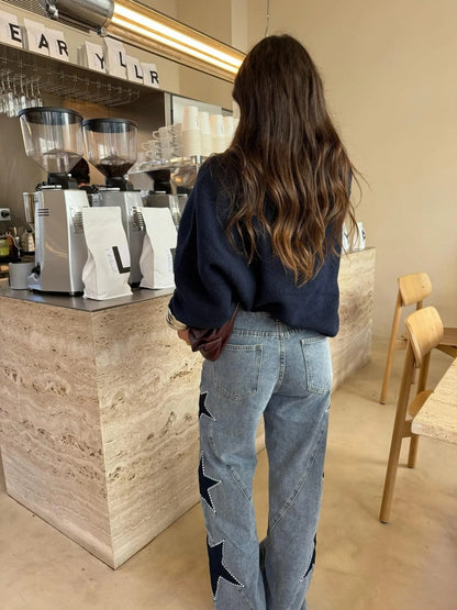 Casual Star Straight Jeans
