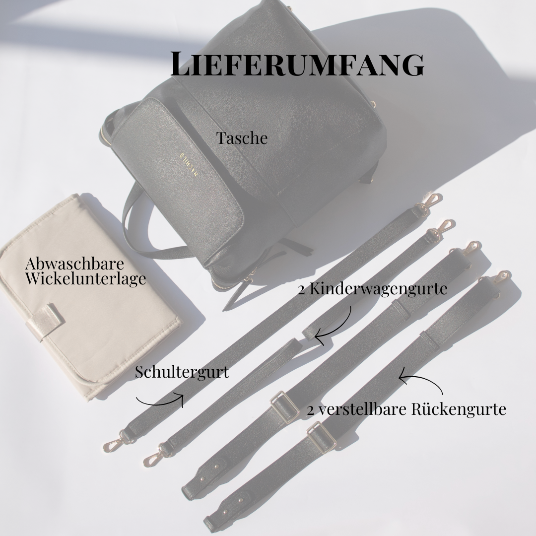 Wickeltasche YELÉ (inklusive Wickelunterlage)